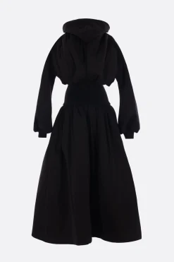 Women DURAN LANTINK jersey and knit bomber coat