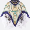 BLESS jersey and silk t-shirt