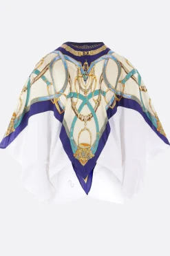 BLESS jersey and silk t-shirt
