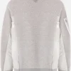 SACAI jersey and twill sweatshirt