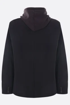 MM6 jersey and wool hoodie