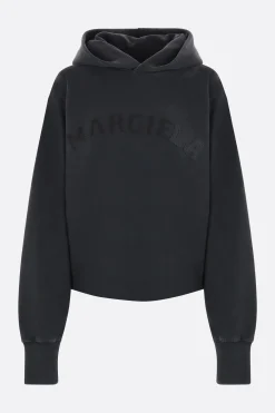 Women MAISON MARGIELA jersey cropped hoodie
