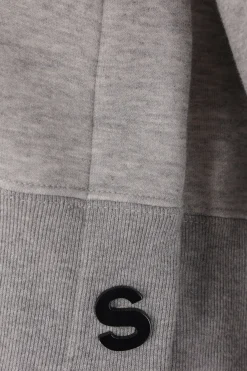 Women SACAI jersey cropped hoodie