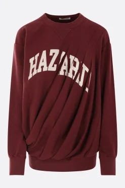 Women UNDERCOVER jersey pleated sweatshirt