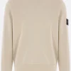 STONE ISLAND jersey sweatshirt with logo badge
