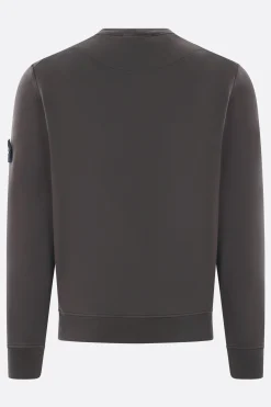 STONE ISLAND jersey sweatshirt with logo badge