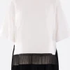 Women UNDERCOVER jersey t-shirt with pleated hem