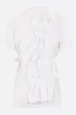 Women COMME DES GARÇONS jersey t-shirt with ruches