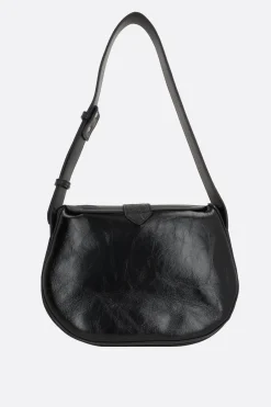 Women HTC LOS ANGELES Joan Boots shoulder bag in craquelé leather