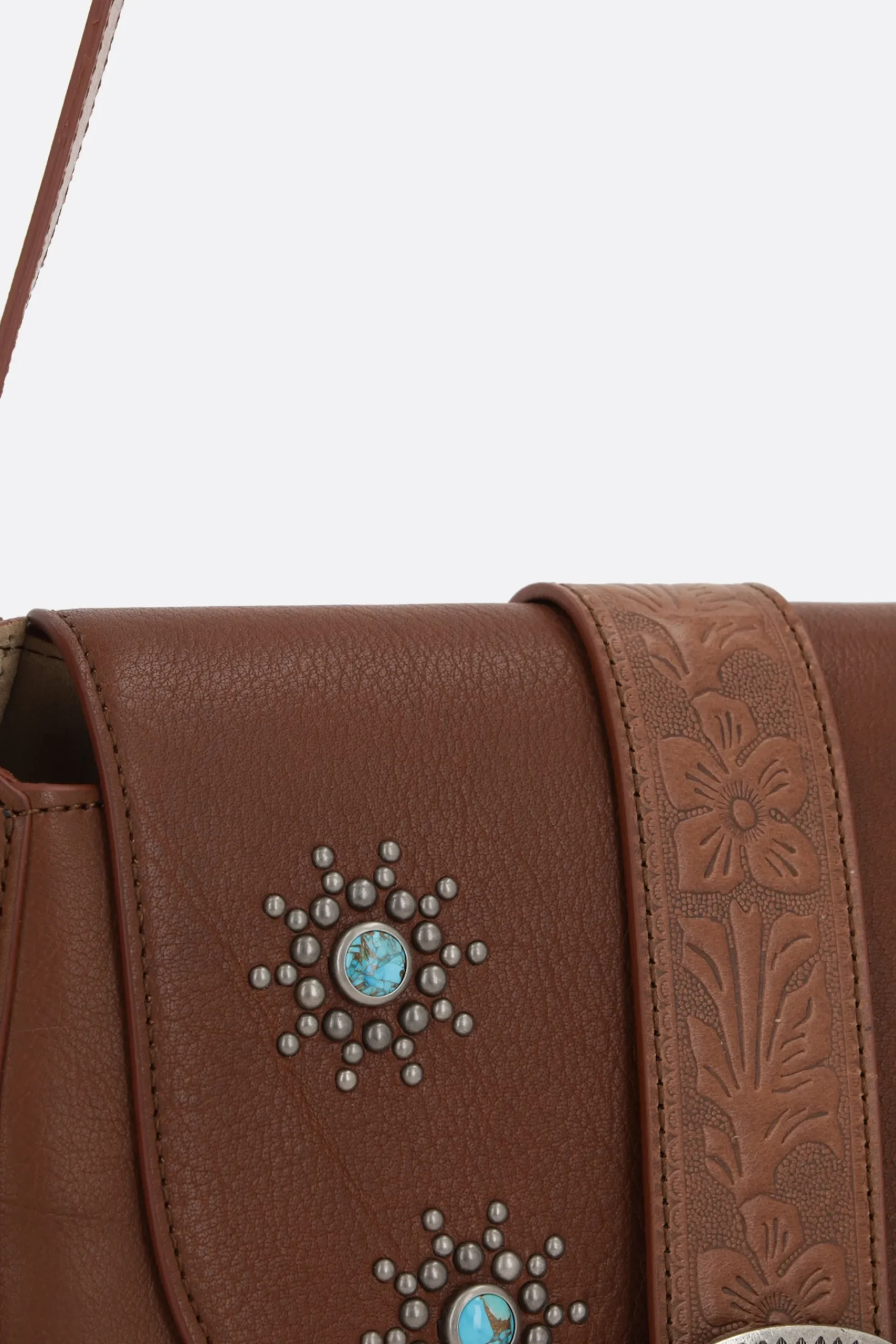 Women HTC LOS ANGELES Joan shoulder bag in vintage leather