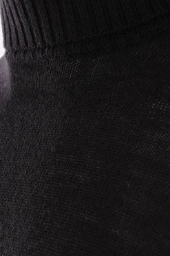 JIL SANDER JS+ embroidered wool turtleneck