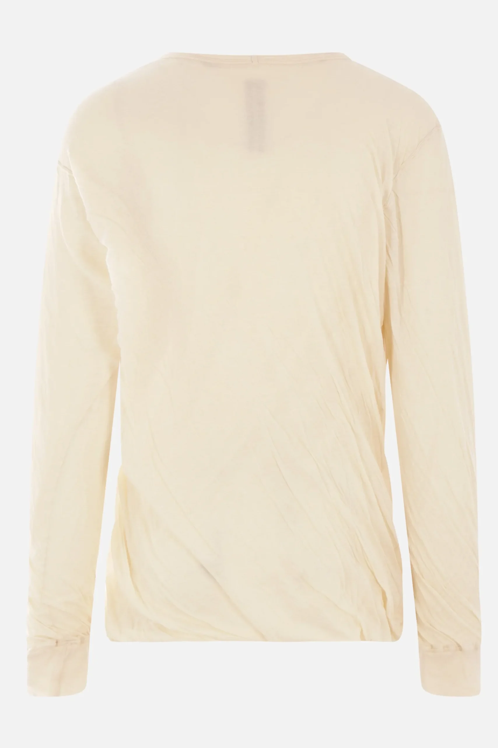 RICK OWENS Jumbo Double long-sleeve t-shirt in cotton