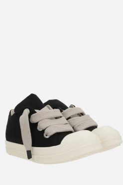 RICK OWENS DRKSHDW Jumbo Lace Puffer sneakers in canvas