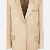 Women UMA WANG Kava single-breasted jacket in technical fabric