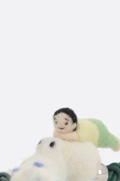 Women LOEWE Kid with Octopus felt charm