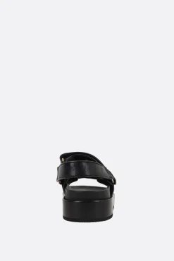 Women TORY BURCH Kira flat sandals in grainy leather