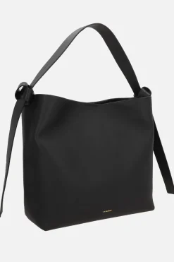 Women JIL SANDER Knot medium hobo bag in smooth leather