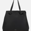 Women JIL SANDER Knot medium tote bag in smooth leather