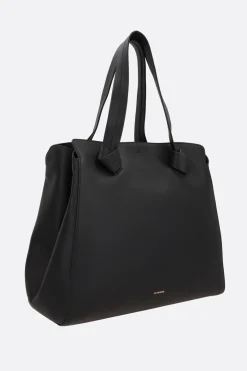 Women JIL SANDER Knot medium tote bag in smooth leather