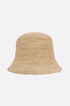 Women BORSALINO Koko bucket hat in straw