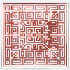 GINORI 1735 Labirinto porcelain vide poche squa plate