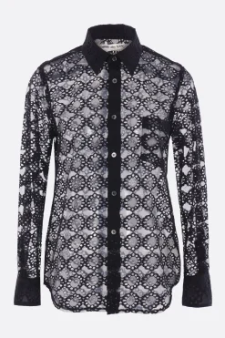 Women COMME DES GARÇONS lace shirt