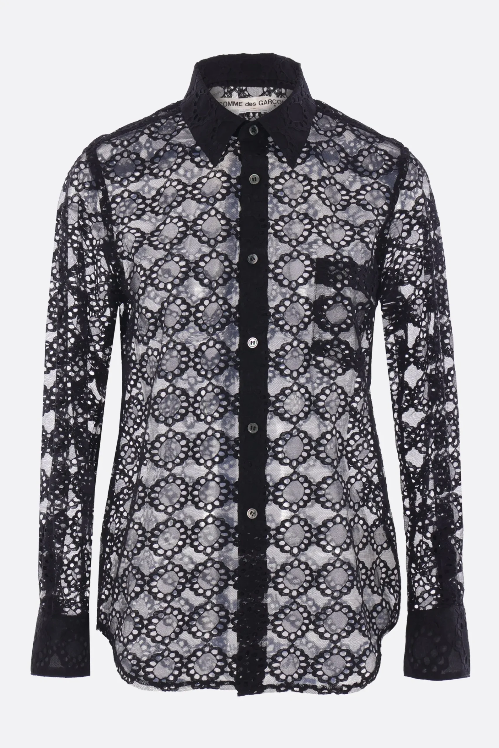Women COMME DES GARÇONS lace shirt
