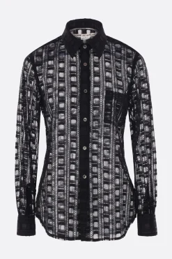 Women COMME DES GARÇONS lace shirt