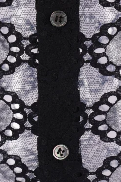 Women COMME DES GARÇONS lace shirt
