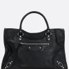 Women BALENCIAGA Le City medium tote bag in Arena leather
