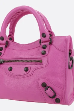 Women BALENCIAGA Le City mini handbag in Arena Storico leather