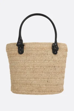 Women BALENCIAGA Le City small basket bag in raffia