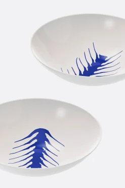 CASSINA Le Monde de Charlotte Perriand: Arête porcelain two soup plate set