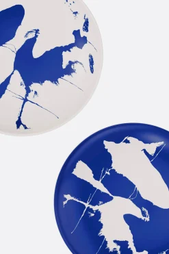 CASSINA Le Monde de Charlotte Perriand: Neige porcelain two dessert plate set