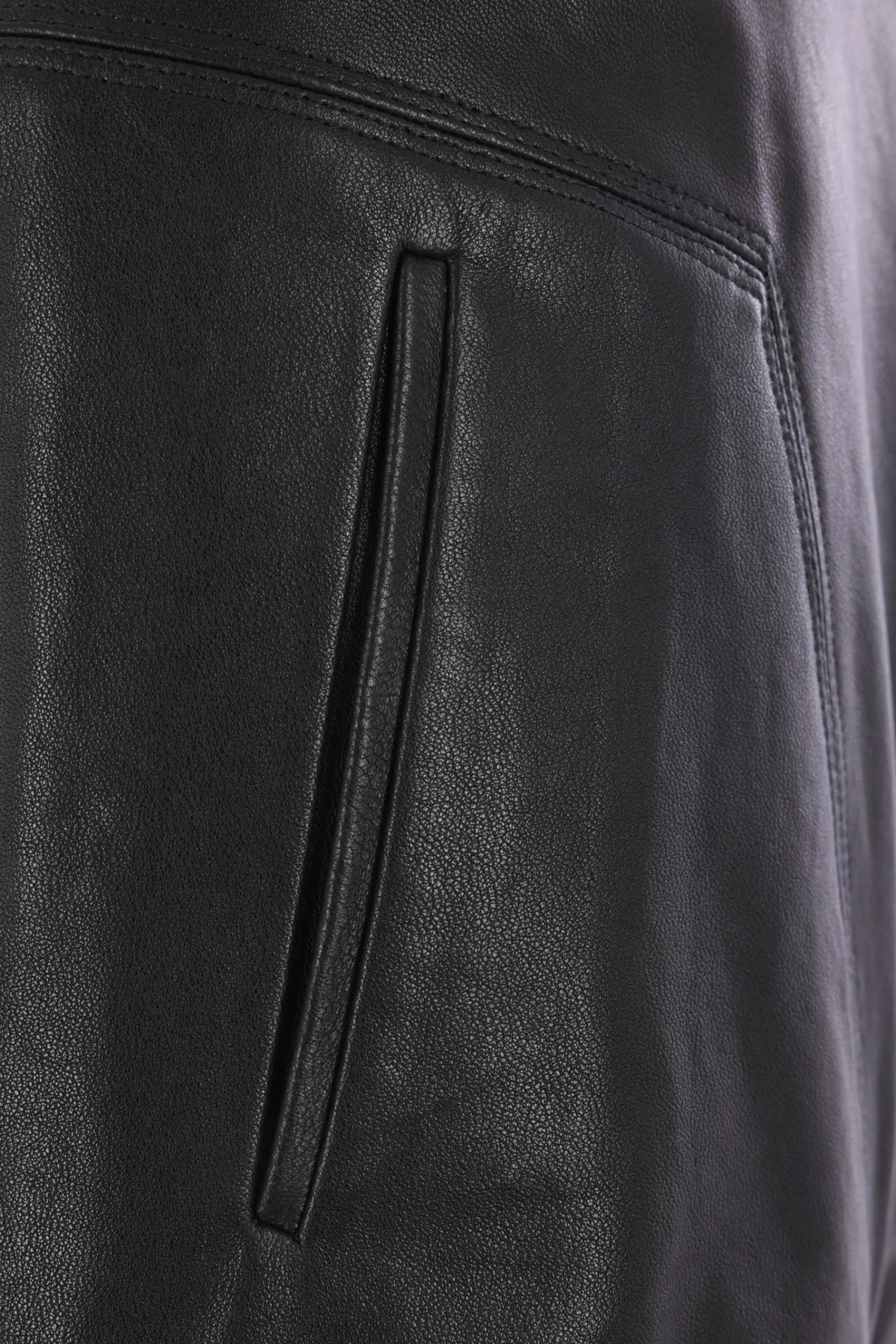 Women YEHUAFAN leather and canvas trousers