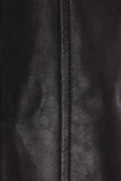 Women JIL SANDER leather full-zip jacket