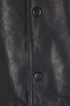 JIL SANDER leather jacket with studs
