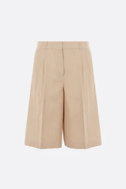 Women ALBERTO BIANI linen blend shorts