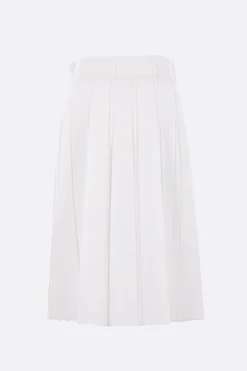 Women JIL SANDER linen pleated skirt