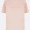 Women MAISON MARGIELA logo embroidered cotton t-shirt