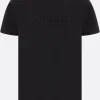 Women MONCLER logo embroidered cotton t-shirt