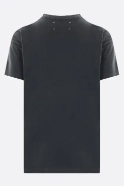 Women MAISON MARGIELA logo embroidered cotton t-shirt