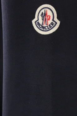 Women MONCLER logo embroidered jersey sweatshirt