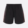 BALENCIAGA logo embroidered nylon track shorts
