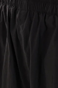 BALENCIAGA logo embroidered nylon track shorts