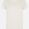 Women MONCLER logo patch cotton t-shirt