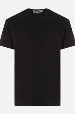 COMME DES GARÇONS PLAY logo patch cotton t-shirt