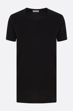 Women MONCLER logo patch cotton t-shirt