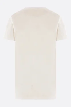 Women MONCLER logo patch cotton t-shirt