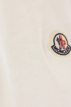 Women MONCLER logo patch cotton t-shirt